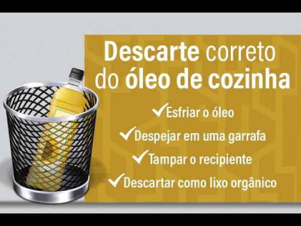 Descarte do óleo de cozinha  Monte seu quebra cabeça, ganhe no jogo e na vida! - site efuturo.com.br