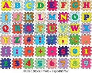Alfabeto maluco  Com a colaboração e ajuda dos responsáveis a criança deverá encaixar o quebra-cabeça em ordem alfabética. - site efuturo.com.br