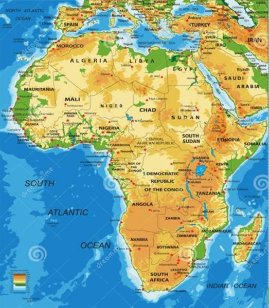 Mapa África 