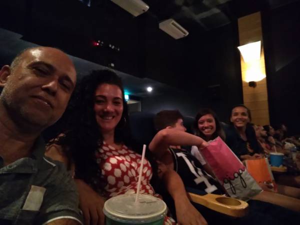 Cinema com a família 