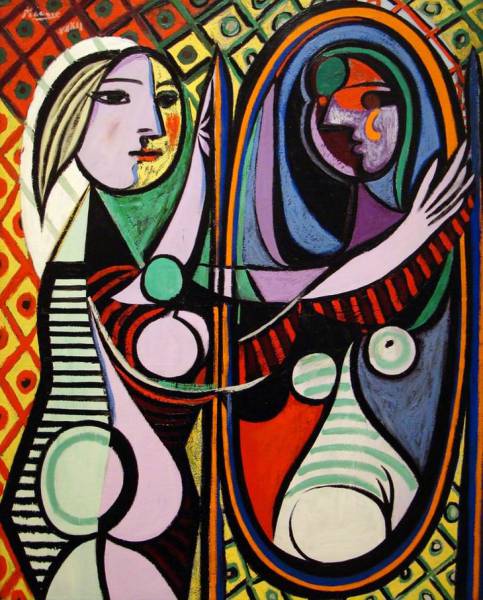 Mulher no espelho - Picasso 