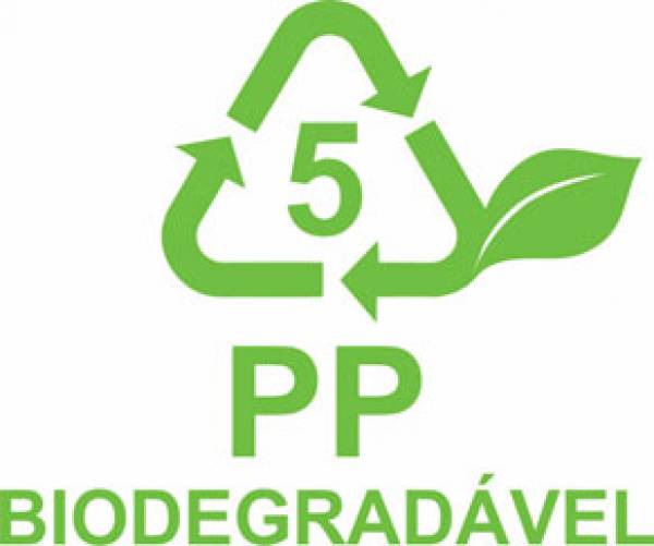 BIODEGRADAVEL  Símbolo Plástico biodegradável - site efuturo.com.br