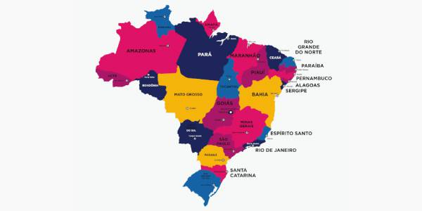 Divisão Regional do Brasil  Brasil e Seu Estados Regionais - site efuturo.com.br