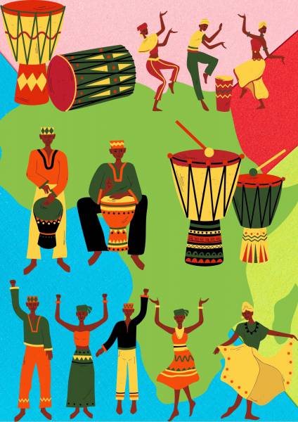 Dança Africana - Quebra-cabeça 