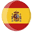 Imagem em formato de c�rculo com a bandeira da Espanha, no site � utilizada para escolhe o idioma Espanhol.